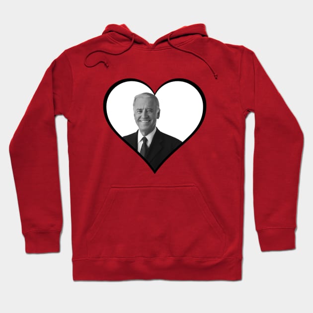 vote joe biden heart Hoodie by gossiprag